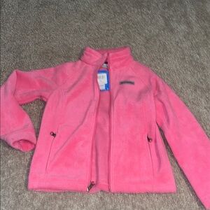 Columbia Pink Kids' Fleece Jacket - Full Zip
